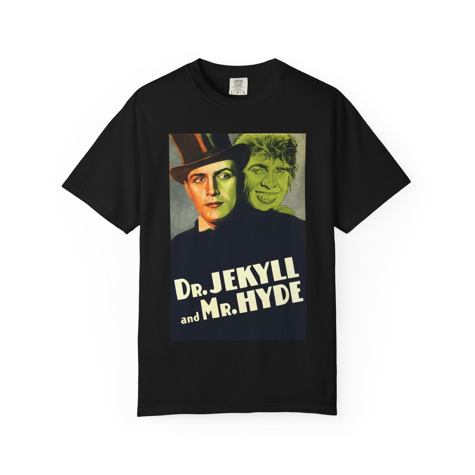 Vintage Movie T-Shirt, Retro Style, Dr. Jekyll and Mr. Hyde (1931), Unisex Tee gallery