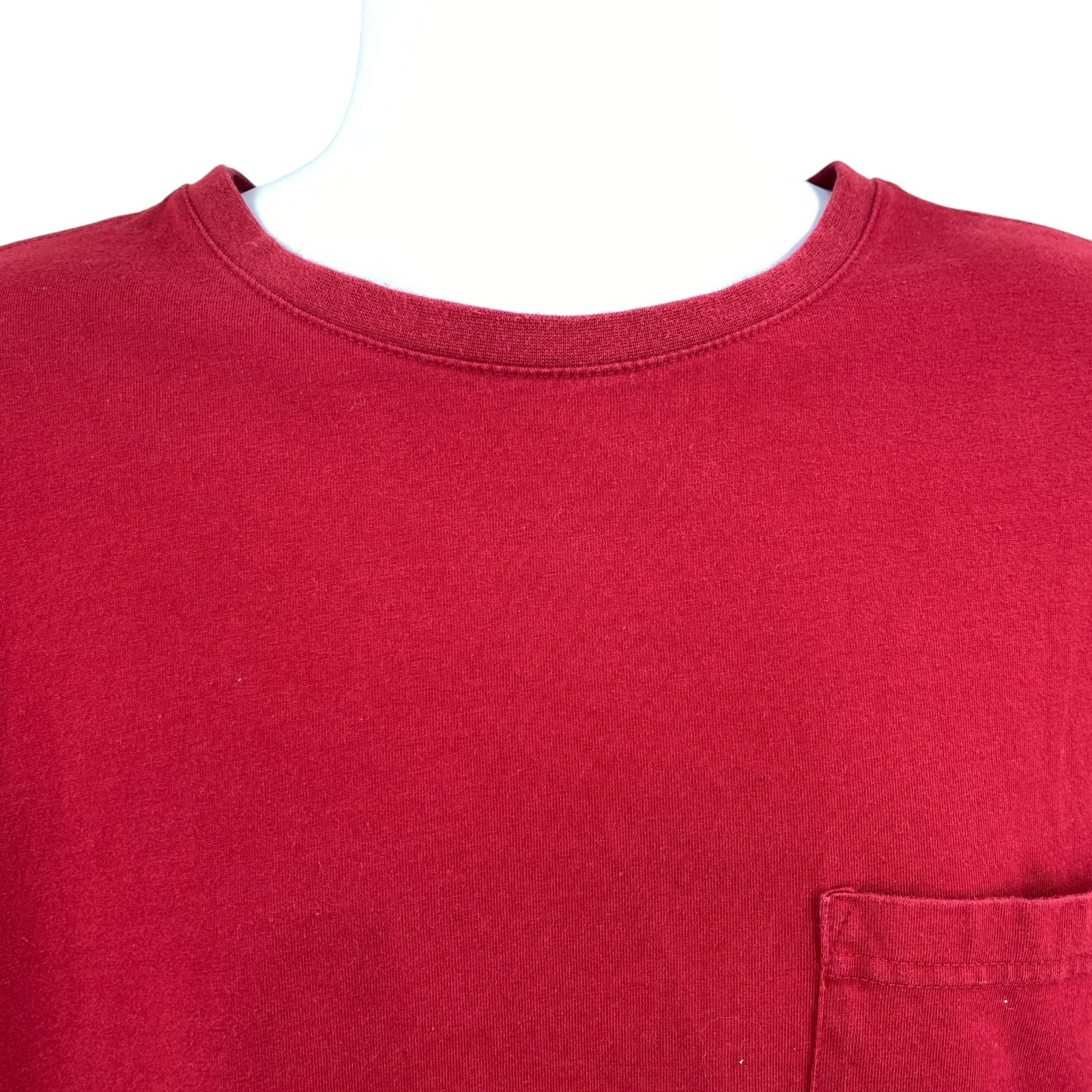 Covington Mens T-Shirt Deep Red Size XLT Crew Neck Regular Fit Pullover Casual gallery