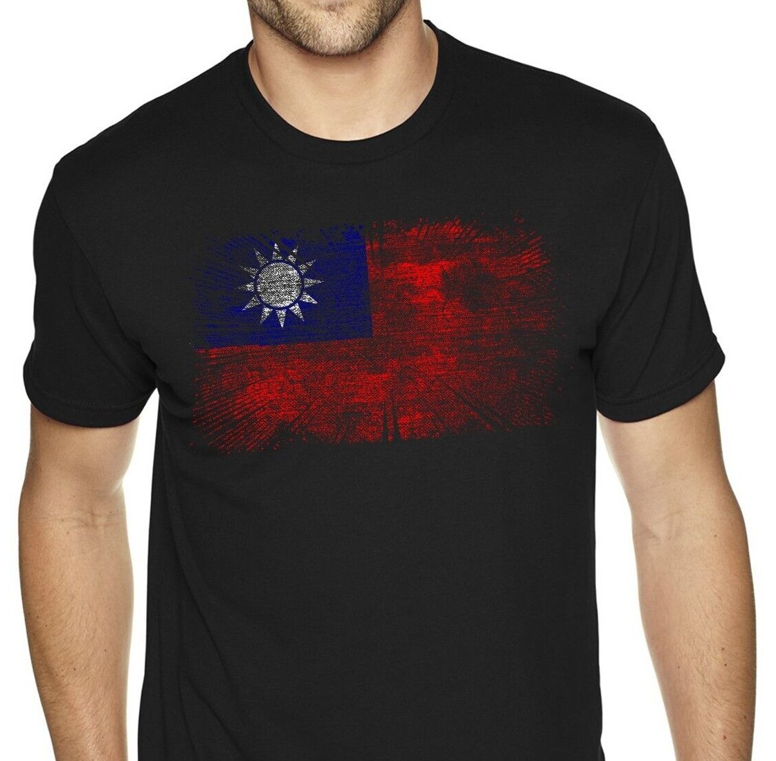 Retro Vintage Taiwan Flag T-Shirt Taiwan Flag Taiwanese Flag T-shirt gallery