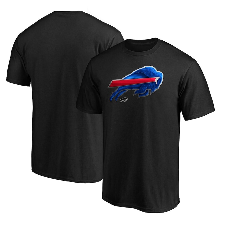 Buffalo Bills Midnight Mascot T-Shirt – Black