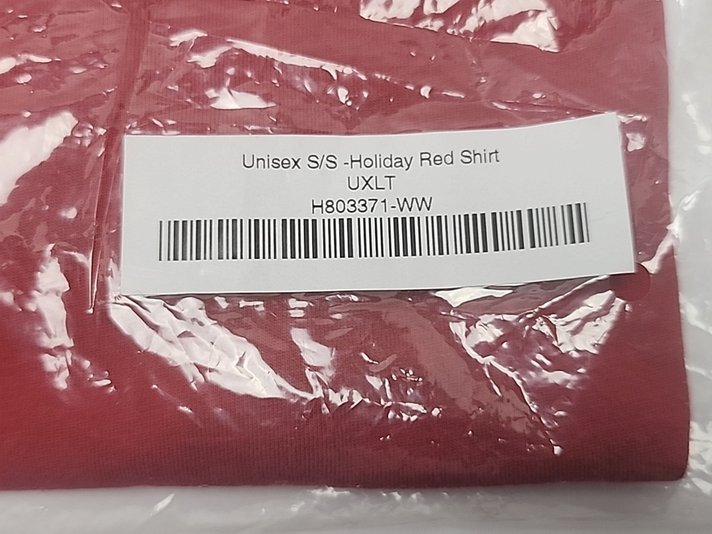 Apple Employee Holiday Red Shirt. Size XLT Tall Brand New NIP #1621 gallery