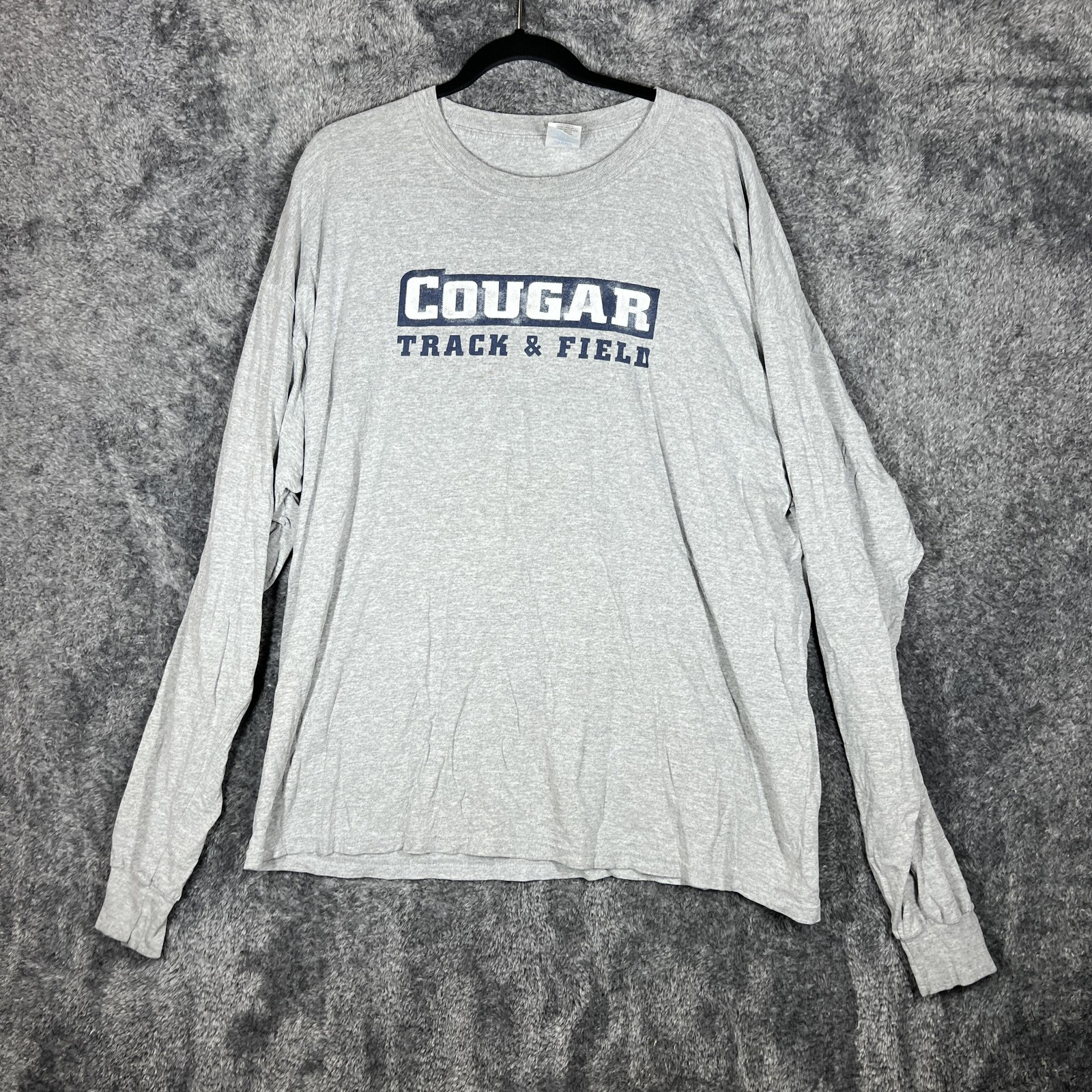Gildan Shirt Mens 2XL White Cougar Track & Field Graphic Tee Crewneck gallery