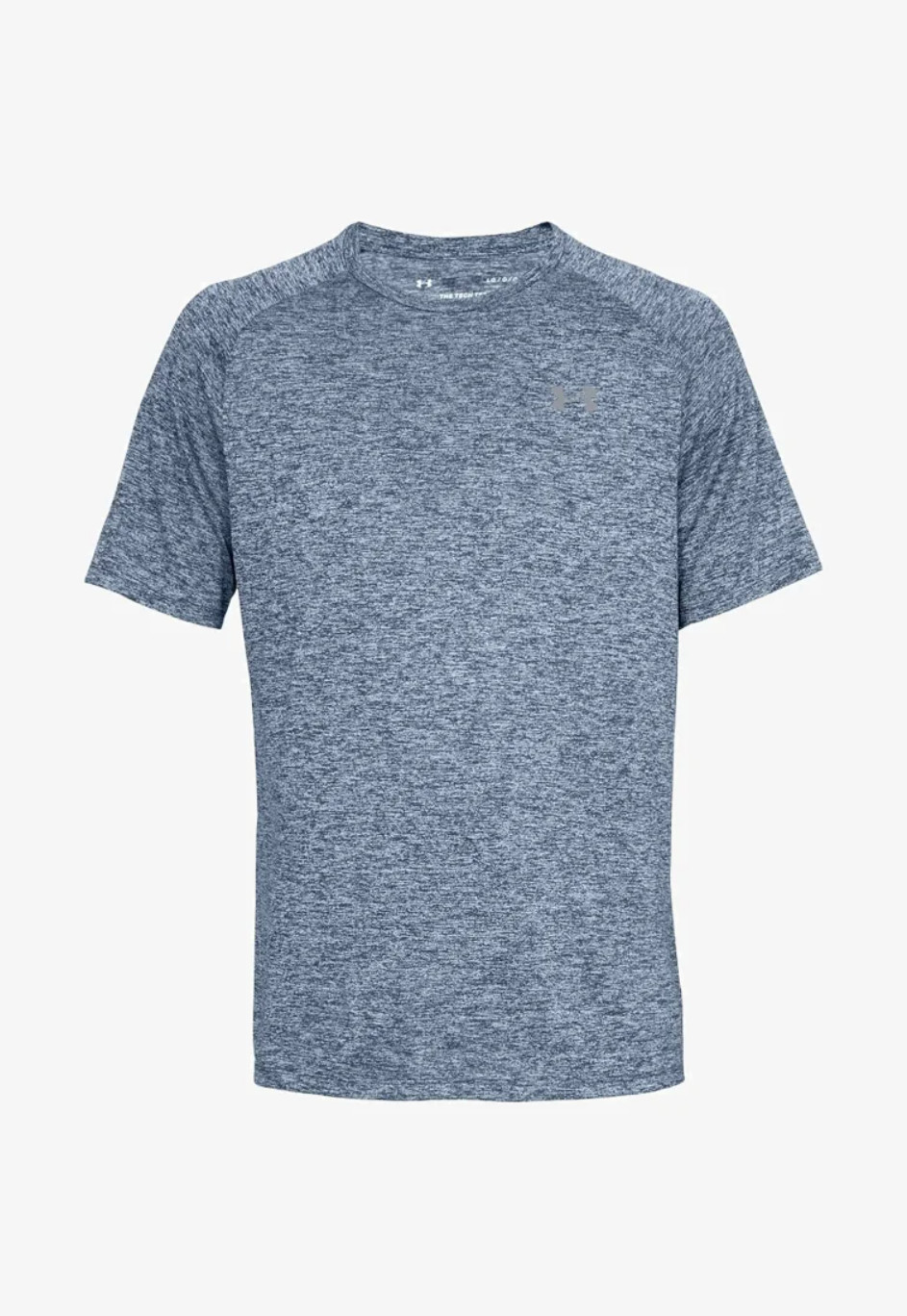 UNDER ARMOUR MEN'S UA TECH™ 2.0 SHORT SLEEVE TEE TRAINING GREY/ACADEMY BLUE M gallery
