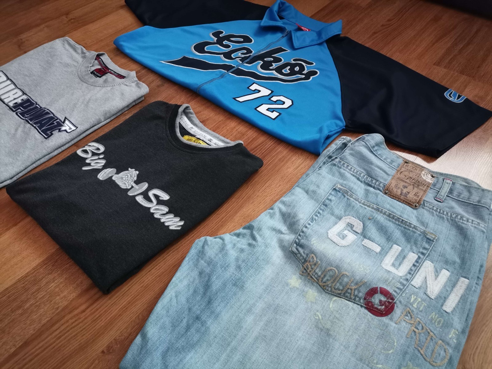 Bundle of 4 '90s-00s Streetwear Hip Hop Rap Y2K Items XXL G-Unit Ecko Unltd JNCO gallery
