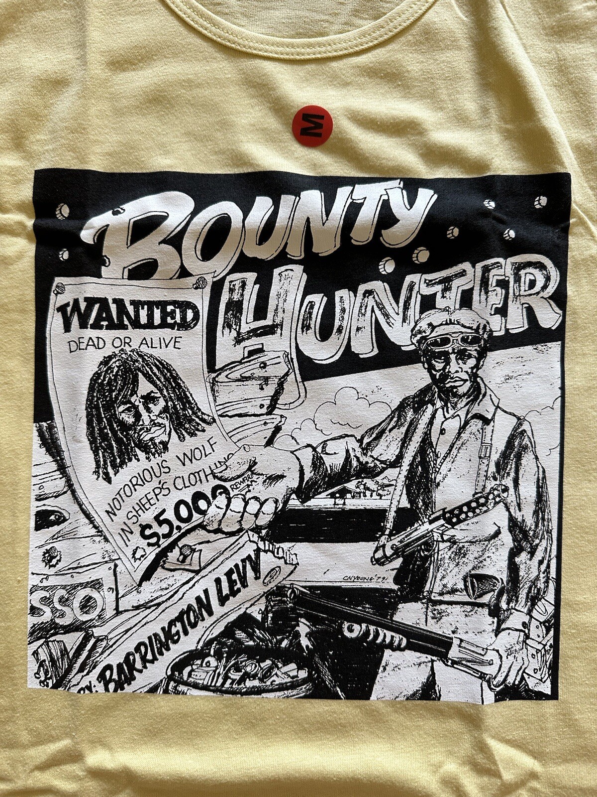 Size M - Supreme Barrington Levy Jah Life Bounty Hunter Tank Top Yellow SS16 New gallery