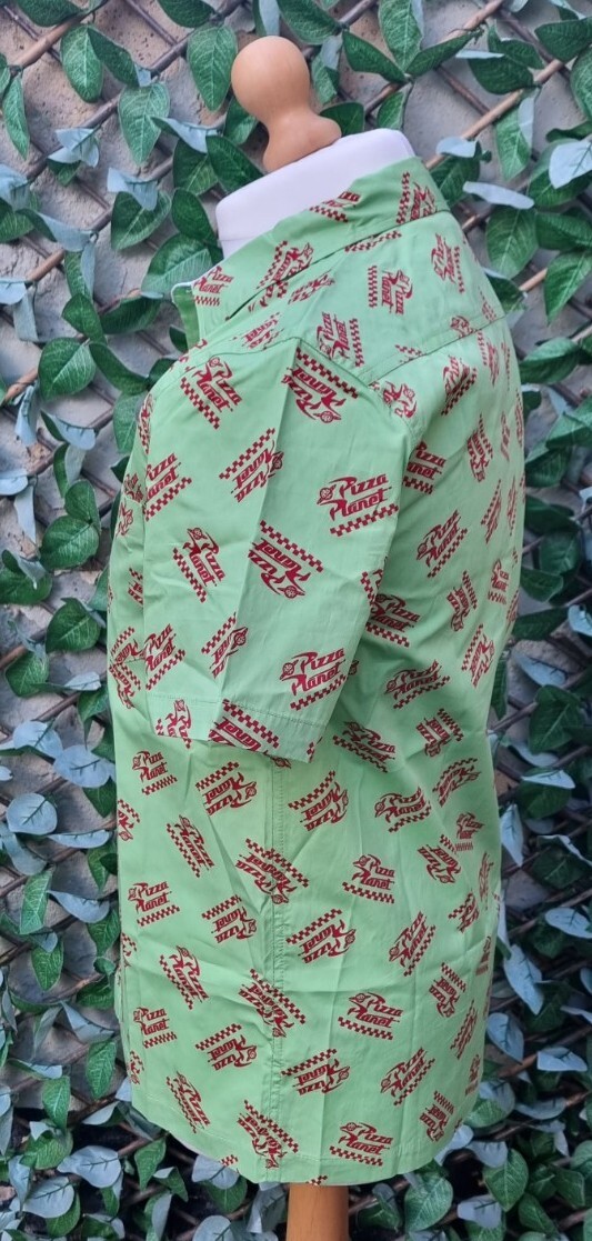 Boys Disney Parks - Pizza Planet Woven Button Shirt | BNWT | X-Small Toy Story gallery