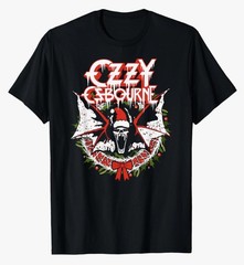 Ozzy Osbourne Graphic Tee 2-Pack Classic Bat + Holiday Bat Size Large Men Gildan