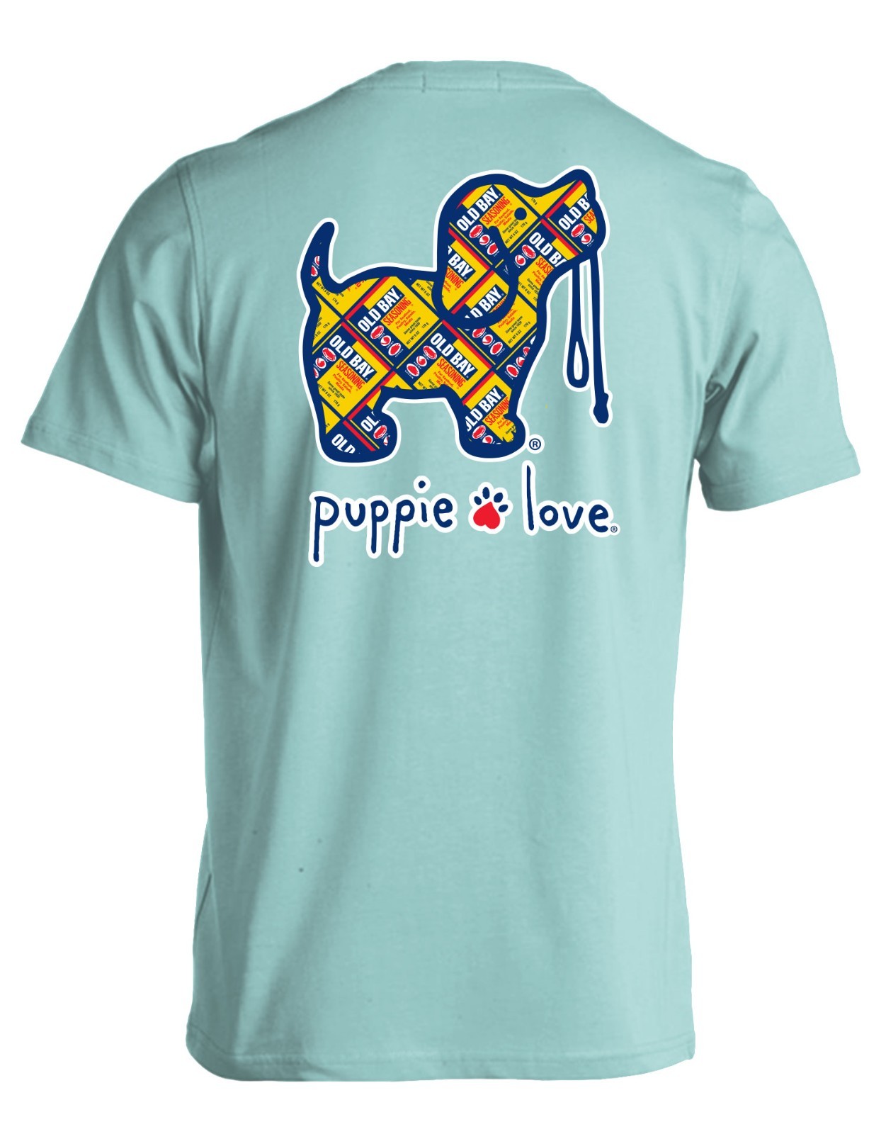 New PUPPIE LOVE Old Bay Can PUP T-SHIRT gallery