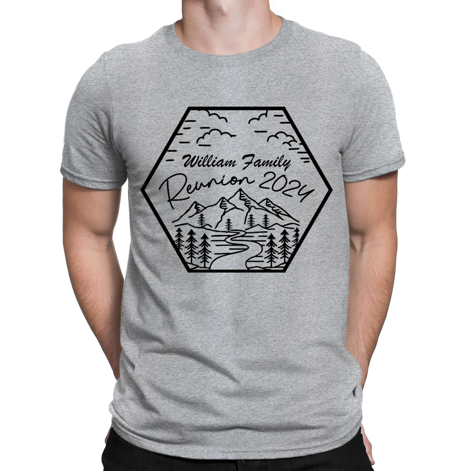 Personalised Any Name Family Reunion 2024 Camper Road Trip Family T-Shirts #VED