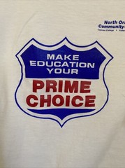 Vintage Single Stitch Make Education Your Prime Choice T Shirt Size Large