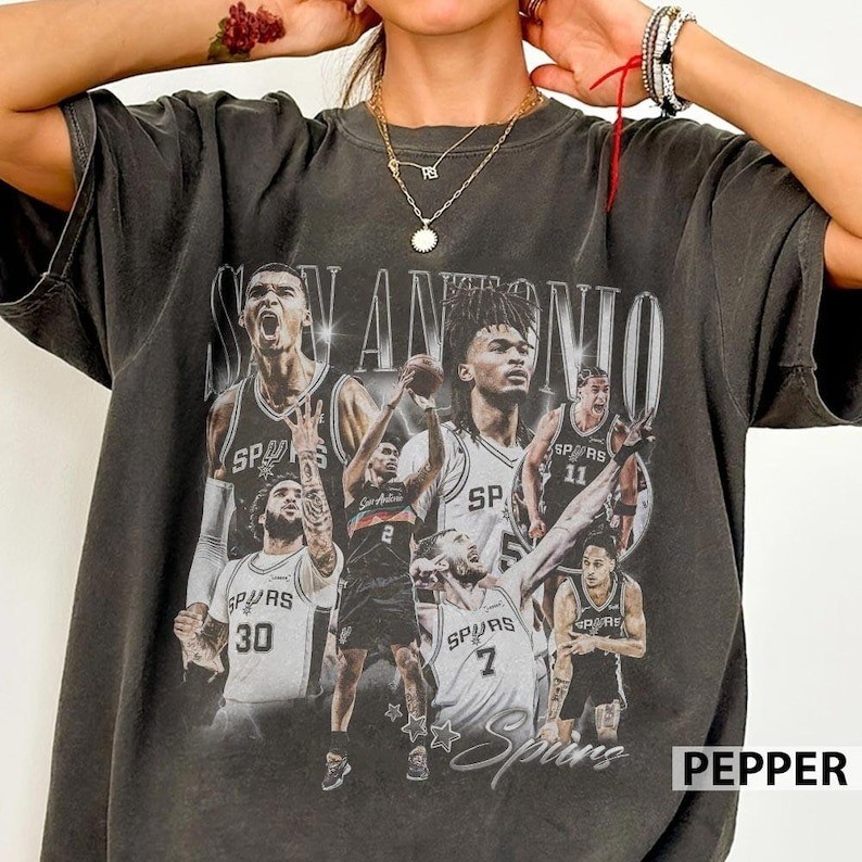 NEW! Wembanyama Castle Harper Kornet Vintage Shirt gallery