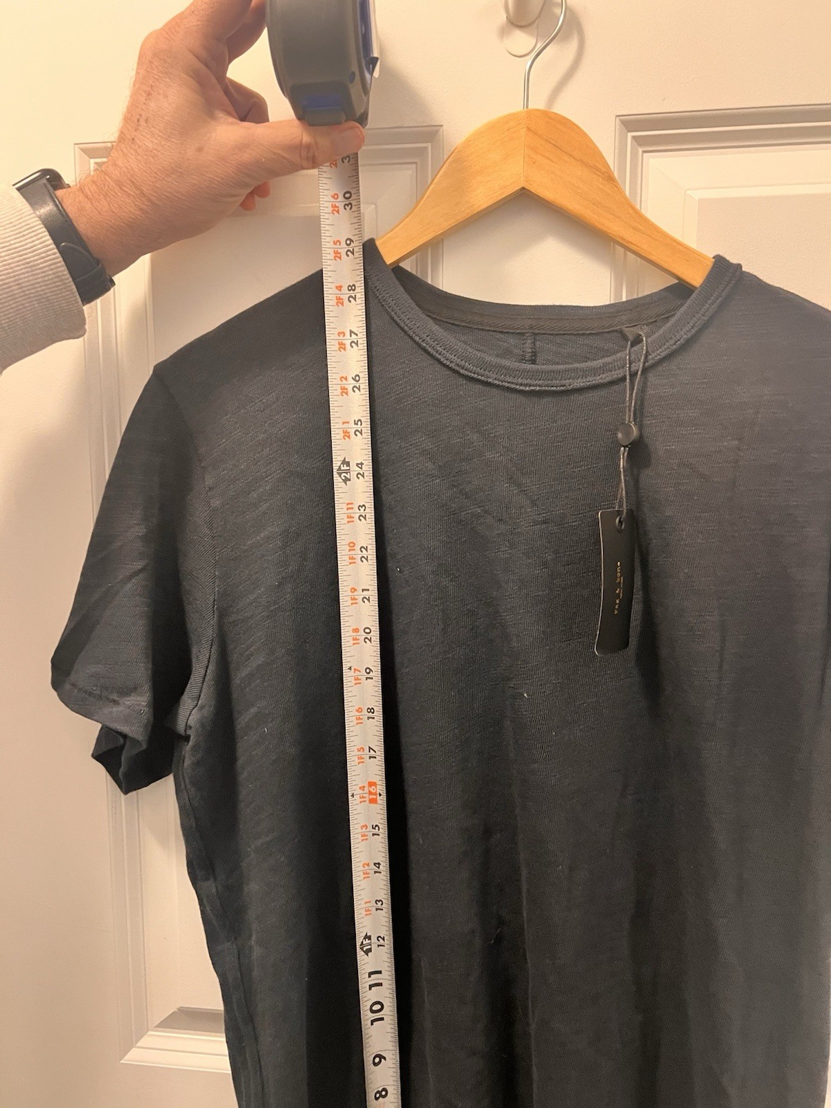 NWT Rag & Bone Men's Classic Tee Deep Navy Size Medium MSRP $95 gallery