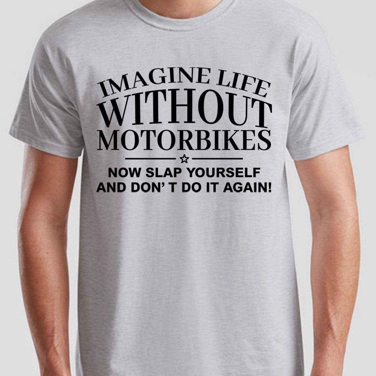 Imagine Life Without Motorbikes T-Shirt Funny Dad Grandad Fathers Day Gift gallery