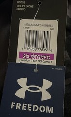 Under Armour USA Freedom Tech Dark Camo Shirt MENS 2XL NEW FAST SHIP