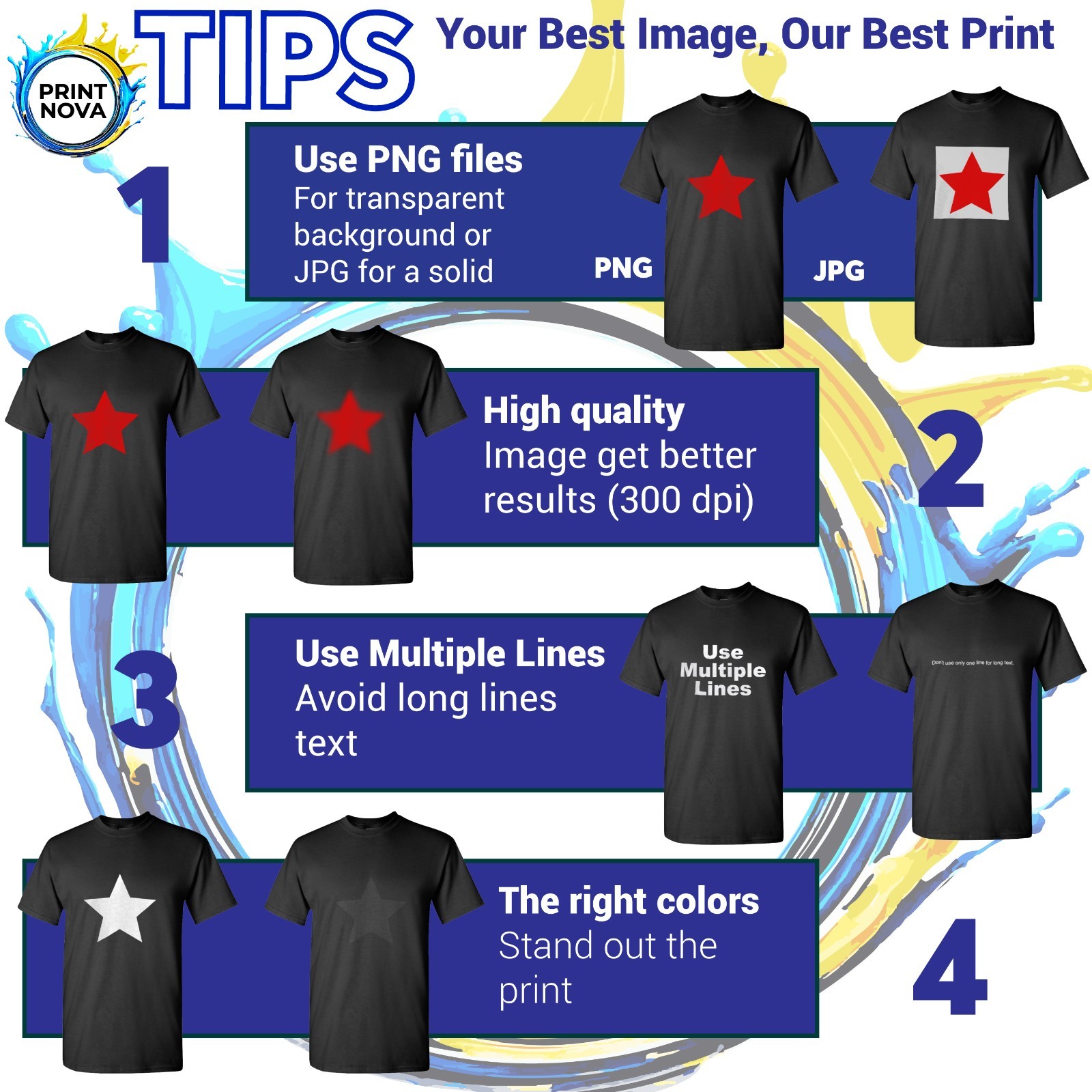 Personalized Long Sleeve T Shirt Custom Print Front Back, 100% Cotton, Logo Phot gallery
