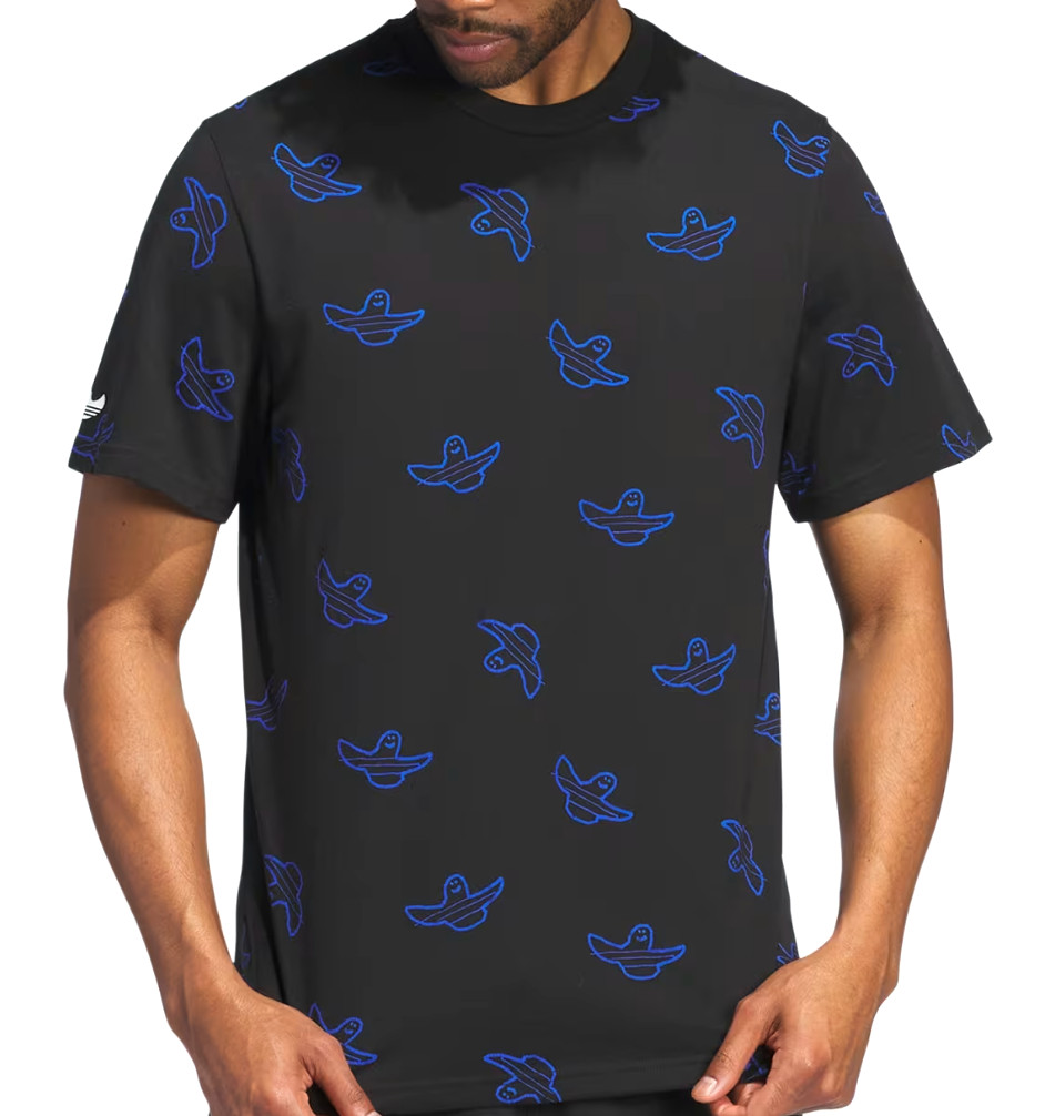 NEW MEN'S ADIDAS ORIGINALS SHMOOFOIL PRINT TREFOIL TEE SHIRT ~SIZE 2XL #IZ4861 gallery