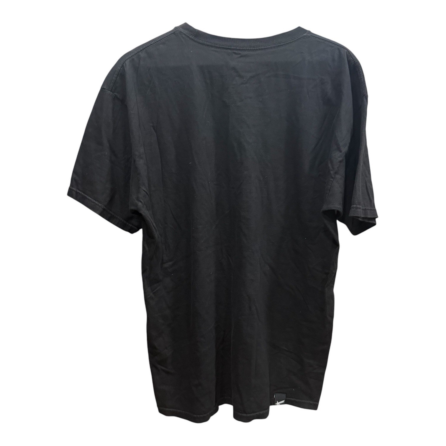 Famous Stars and Straps Mens Large Black Graphic Script Logo T-Shirt Streetwear gallery