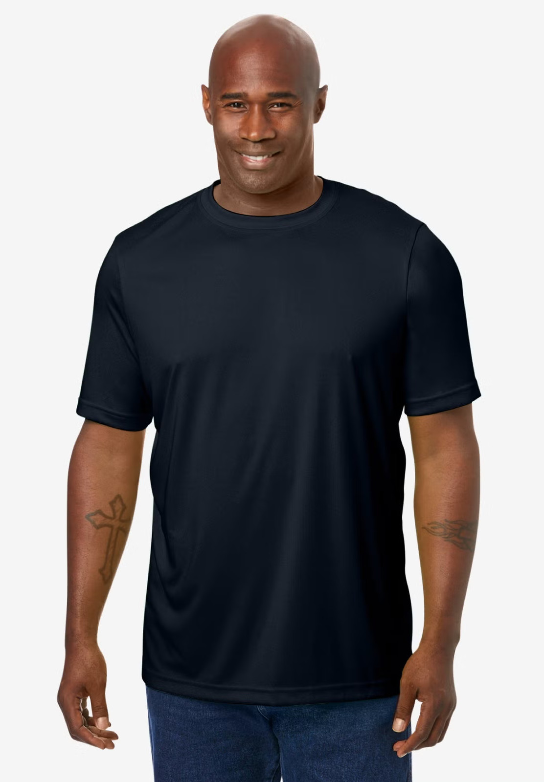 KingSize Men’s Big & Tall No Sweat Crewneck Tee