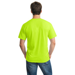 High Visibility Safety T-Shirts | Gildan Heavy Cotton Hi Vis T-Shirt for Comfort