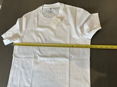 Brunello Cucinelli REGULAR FIT Men’s White Crewneck Short Sleeve T-Shirt S