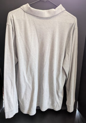 Croft & Barrow Easy Care Men’s Gray Long Sleeve Polo with Pocket Size Large