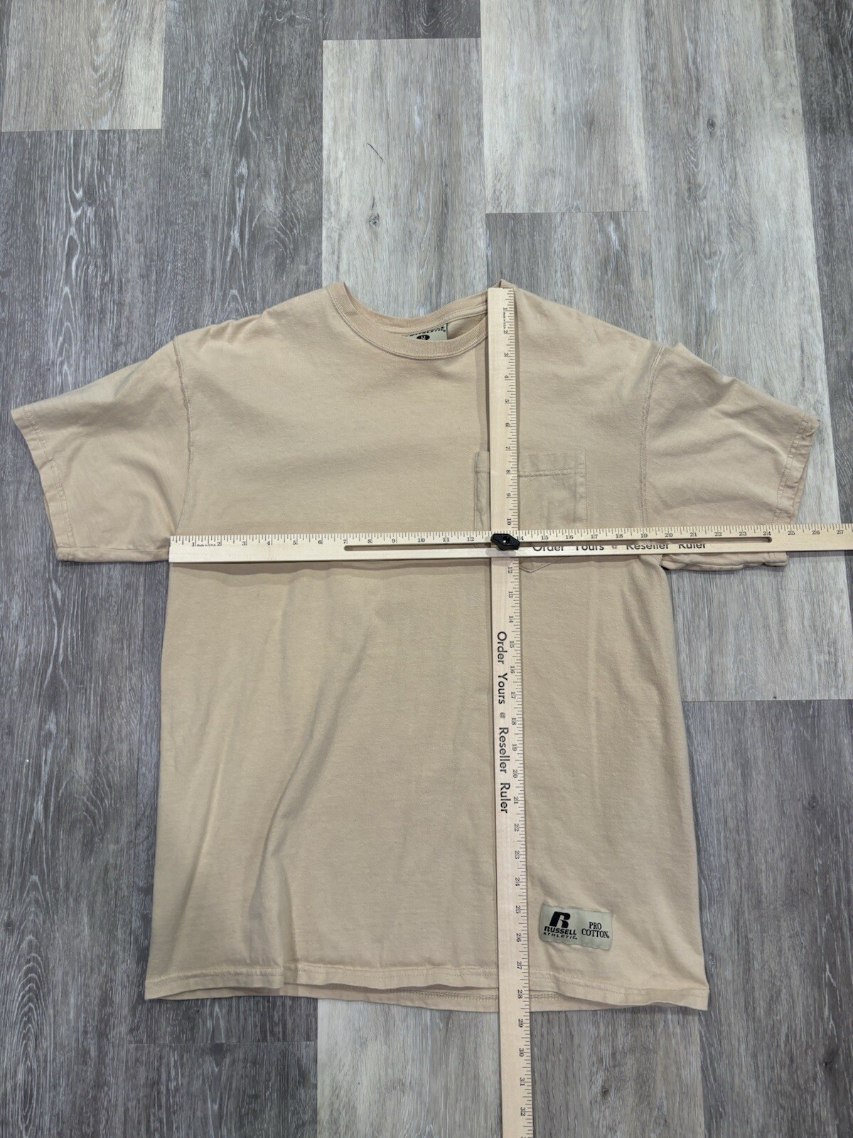 Vintage Y2K 90s Russell Athletic Crewneck Blank Tee Short Sleeve T Shirt Medium gallery