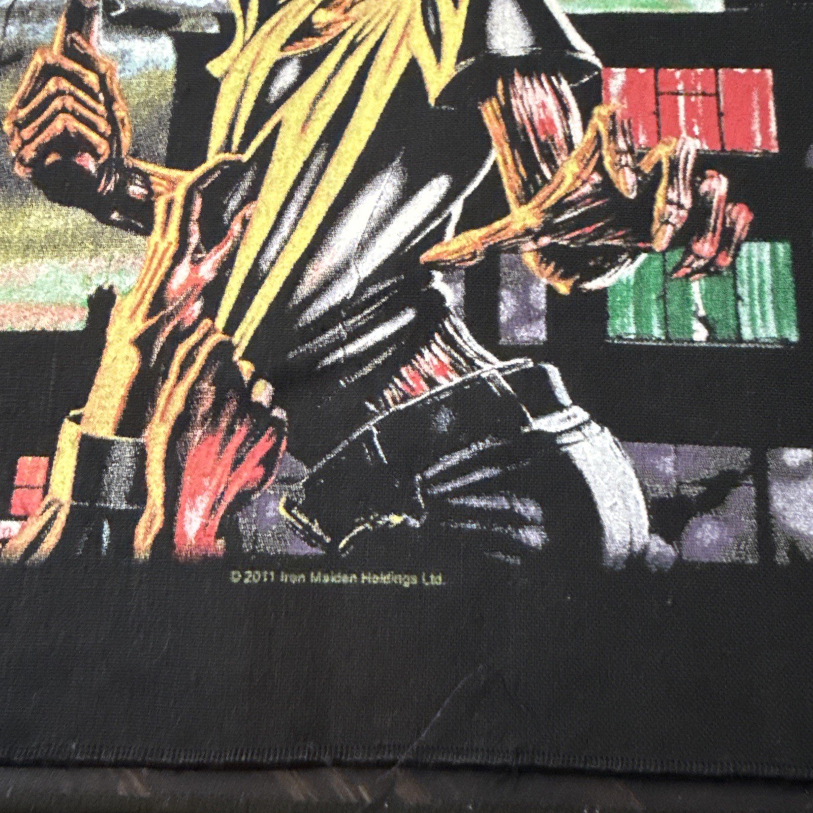 Large IRON MAIDEN Licensed KILLERS Eddie Woven Sew On Battle Jacket BACK Patch gallery