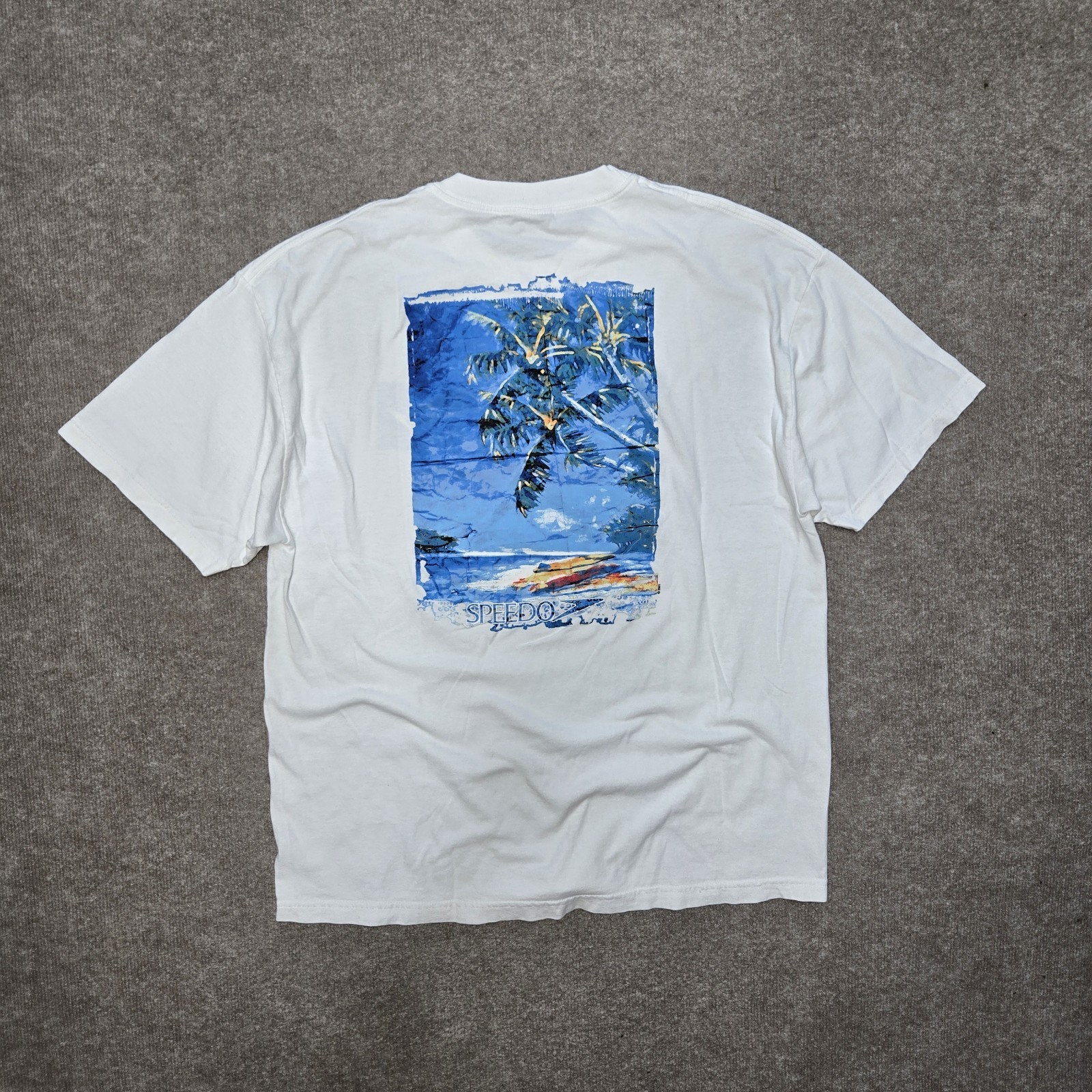 Vintage 2001 Speedo Outdoor Surf Beach Nature Wildlife Tshirt Men’s XL VTG Y2K gallery