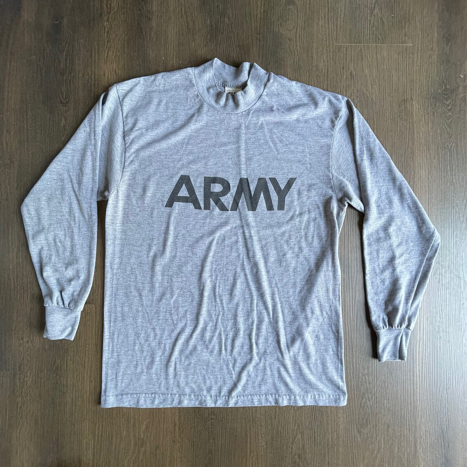 GENUINE US ARMY PT PHYSICAL FITNESS GRAY LONG SLEEVE T SHIRT Extra Large - VGC gallery