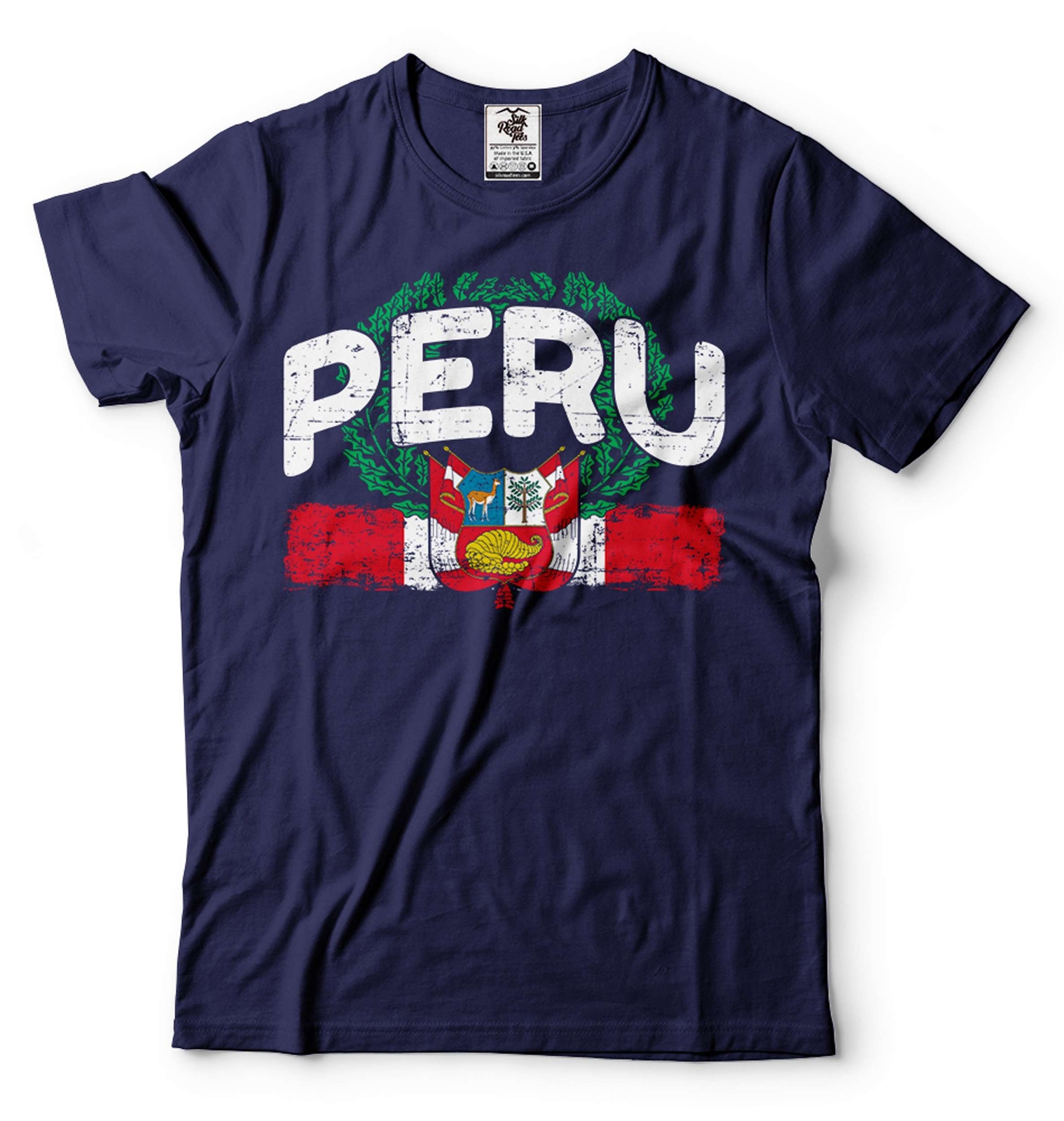 Mens Peru Shirt Peru Patriotic Flag Tee Peru National Shirt Peru Unisex Tee gallery
