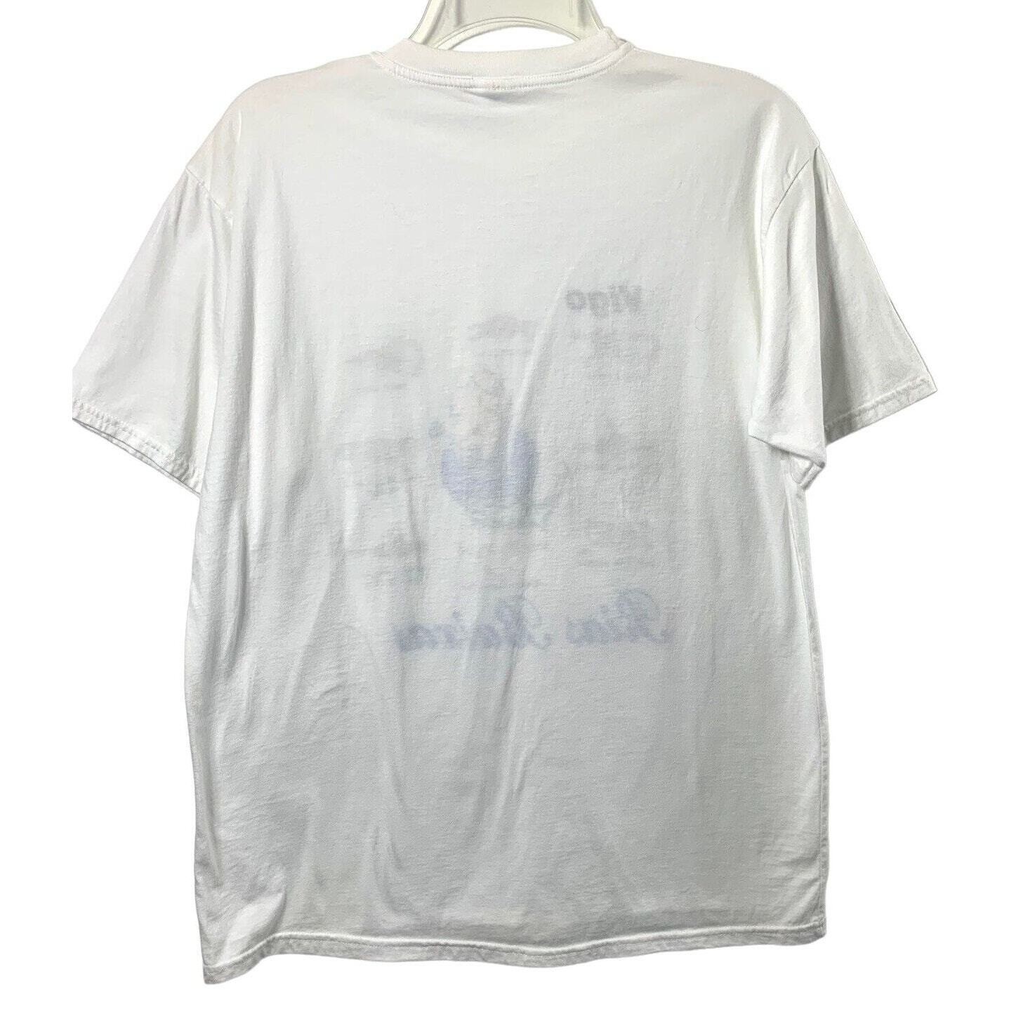 Sailing Knots T Shirt Unisex Medium White Nautical Sailboat Rias Biaxas Spain gallery