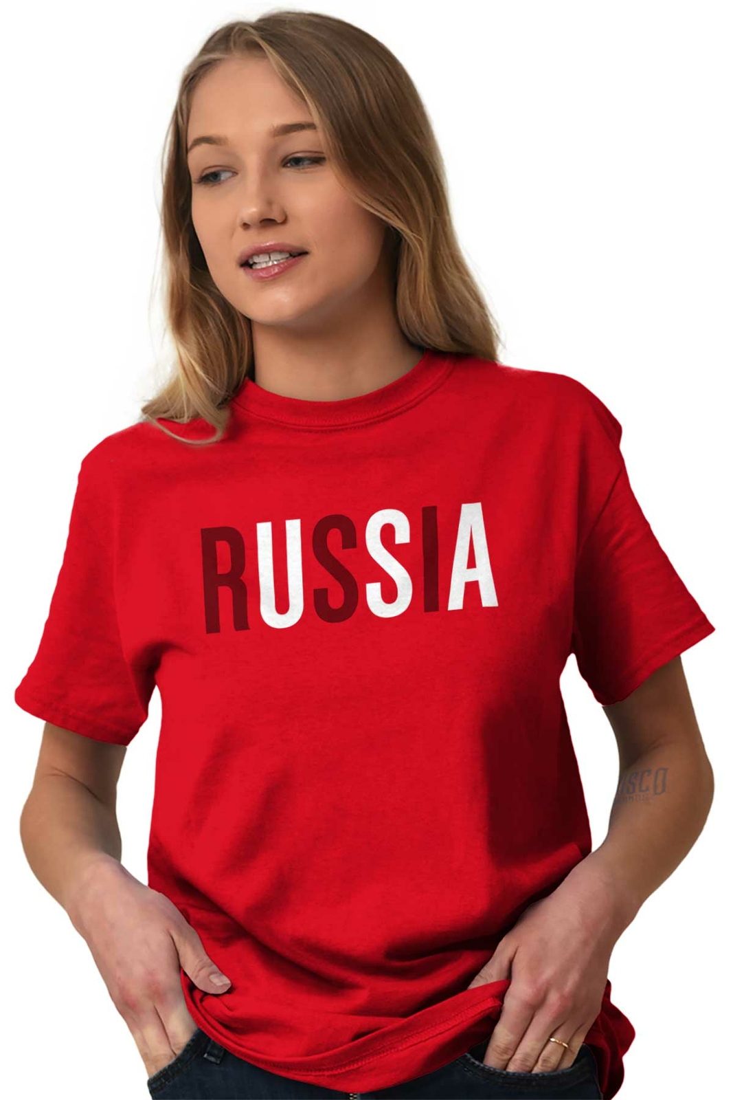 Russia USA Trump Putin Political Ally Humor Womens or Mens Crewneck T Shirt Tee gallery