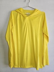 Men’s UPF 50+ Sun Protection Hooded Long Sleeve Fishing Shirt Size Small *NEW*