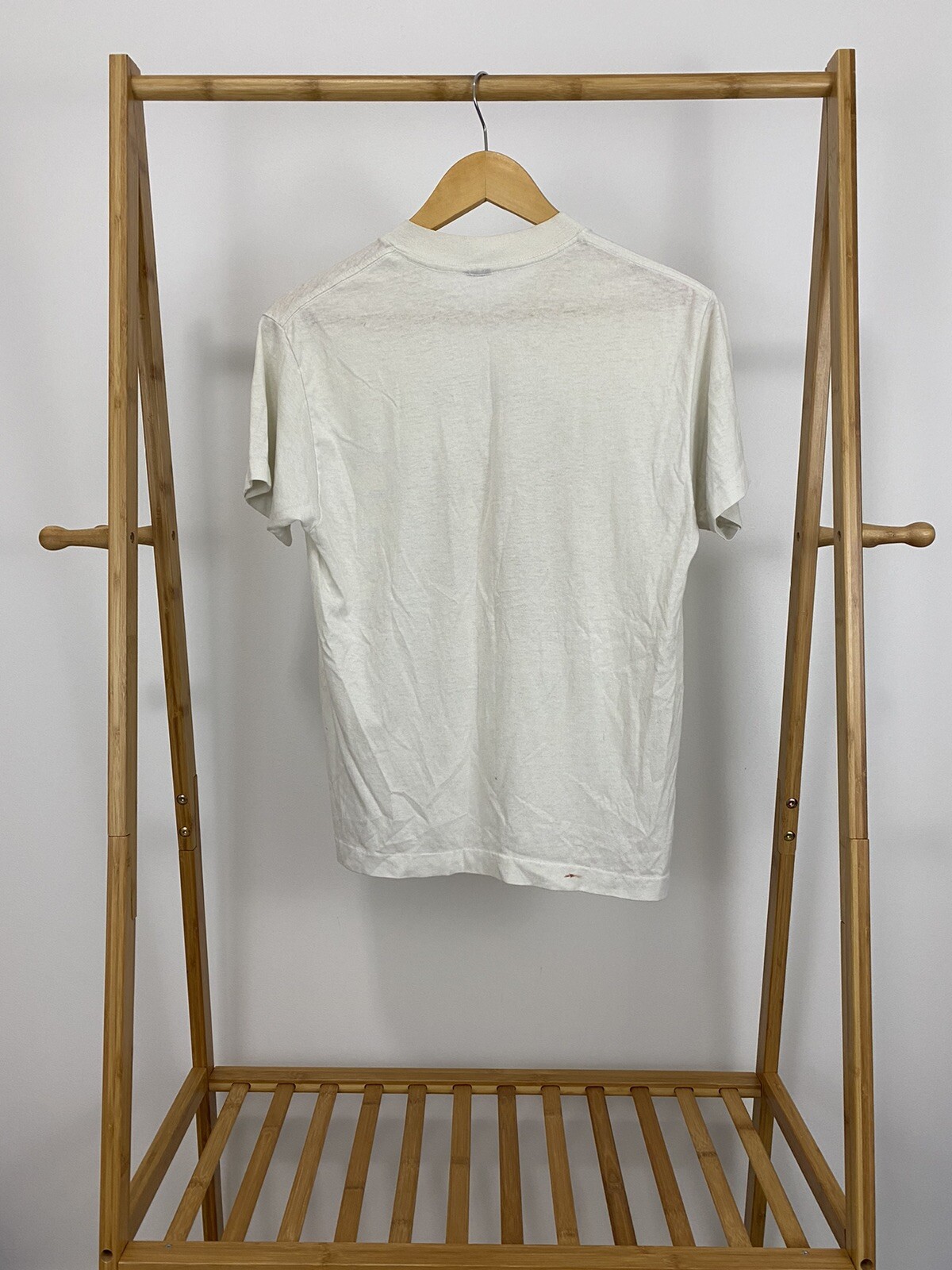 VTG 80s Slazenger American Athlete Runner Marathon Burn Out Paper Thin T-Shirt M gallery