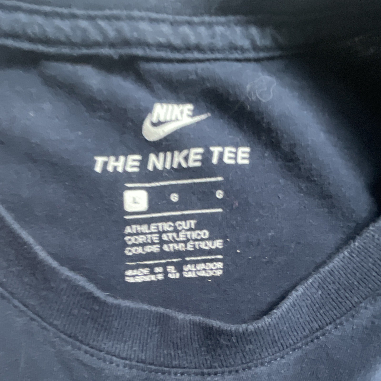 Nike The Nike Tee Blue Crew Neck Graphic Short Sleeve Athletic T-Shirt Men’s L gallery
