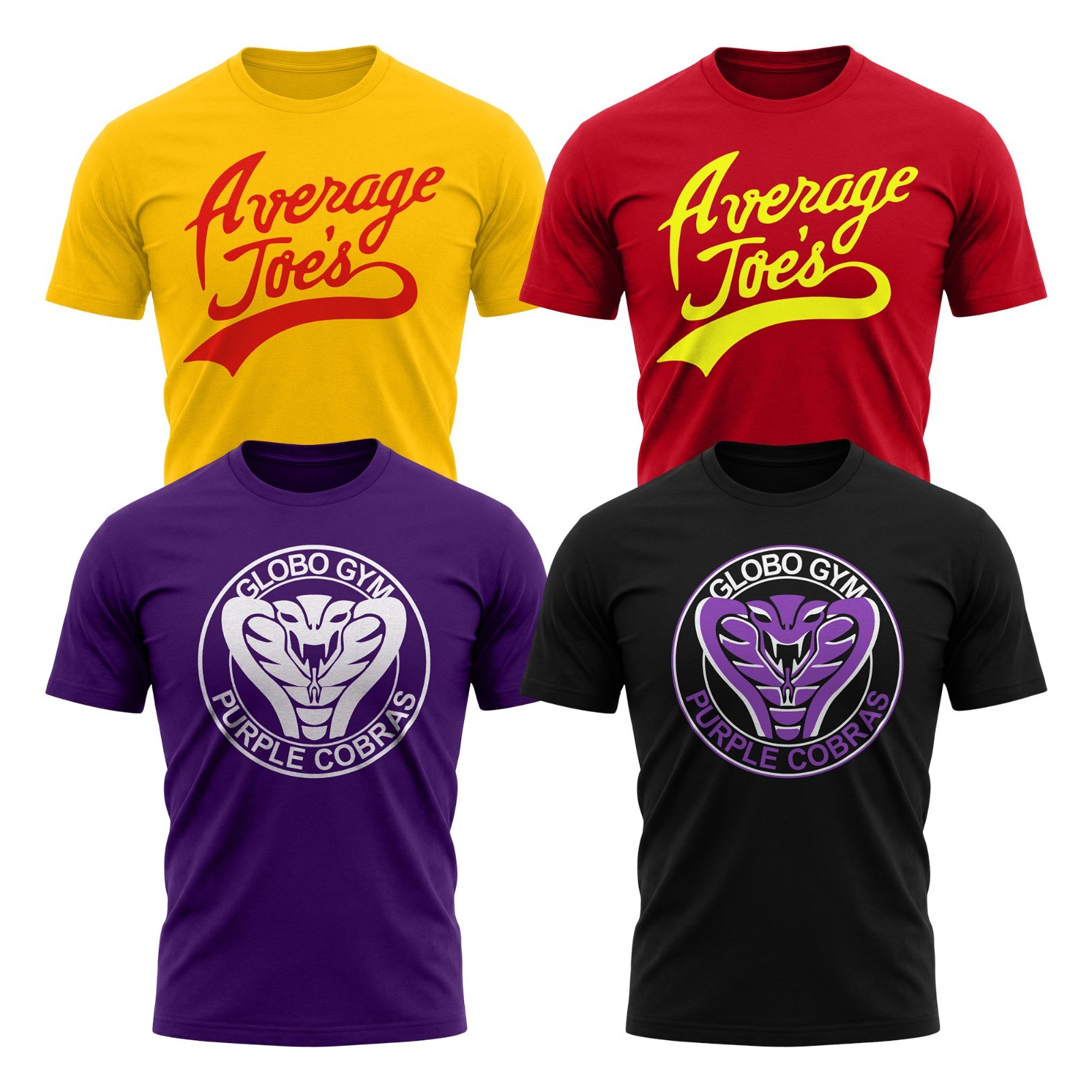 Dodgeball Inspired T-Shirts | Average Joe's Gym Movie Purple Fancy Dress Tee gallery