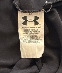 Under Armour Mens Black Medium Loose Long Sleeve Heat Gear 1/4 Zip Style 124220