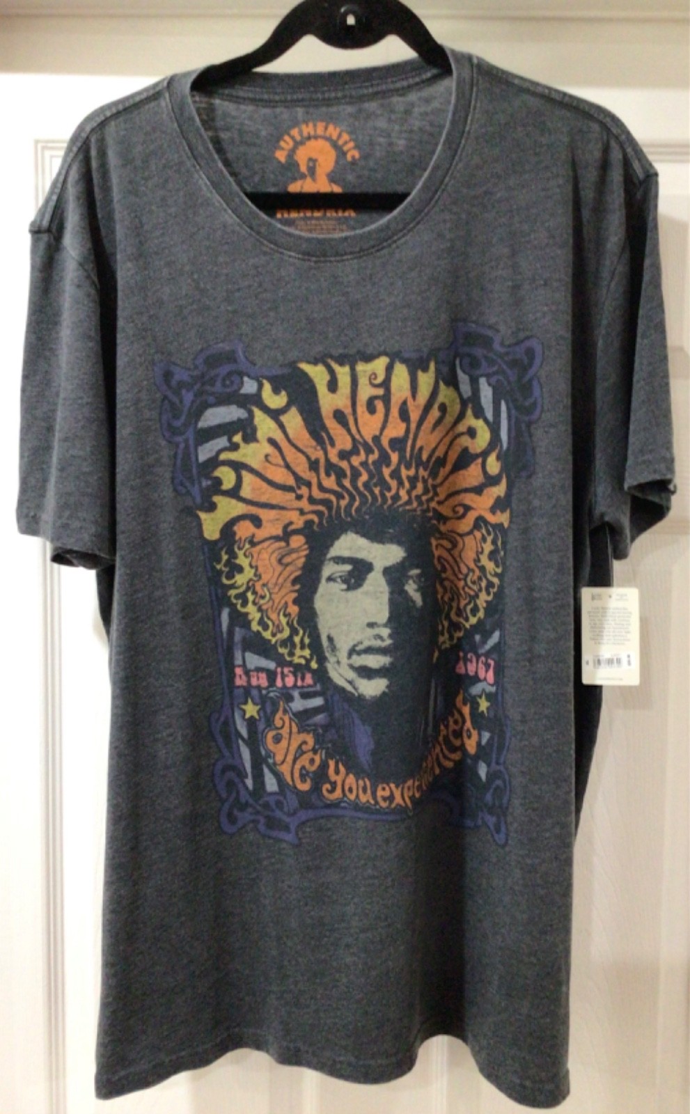 Lucky Brand Jimi Hendrix Are You Experienced T-Shirt Gray Men’s XL NWT gallery