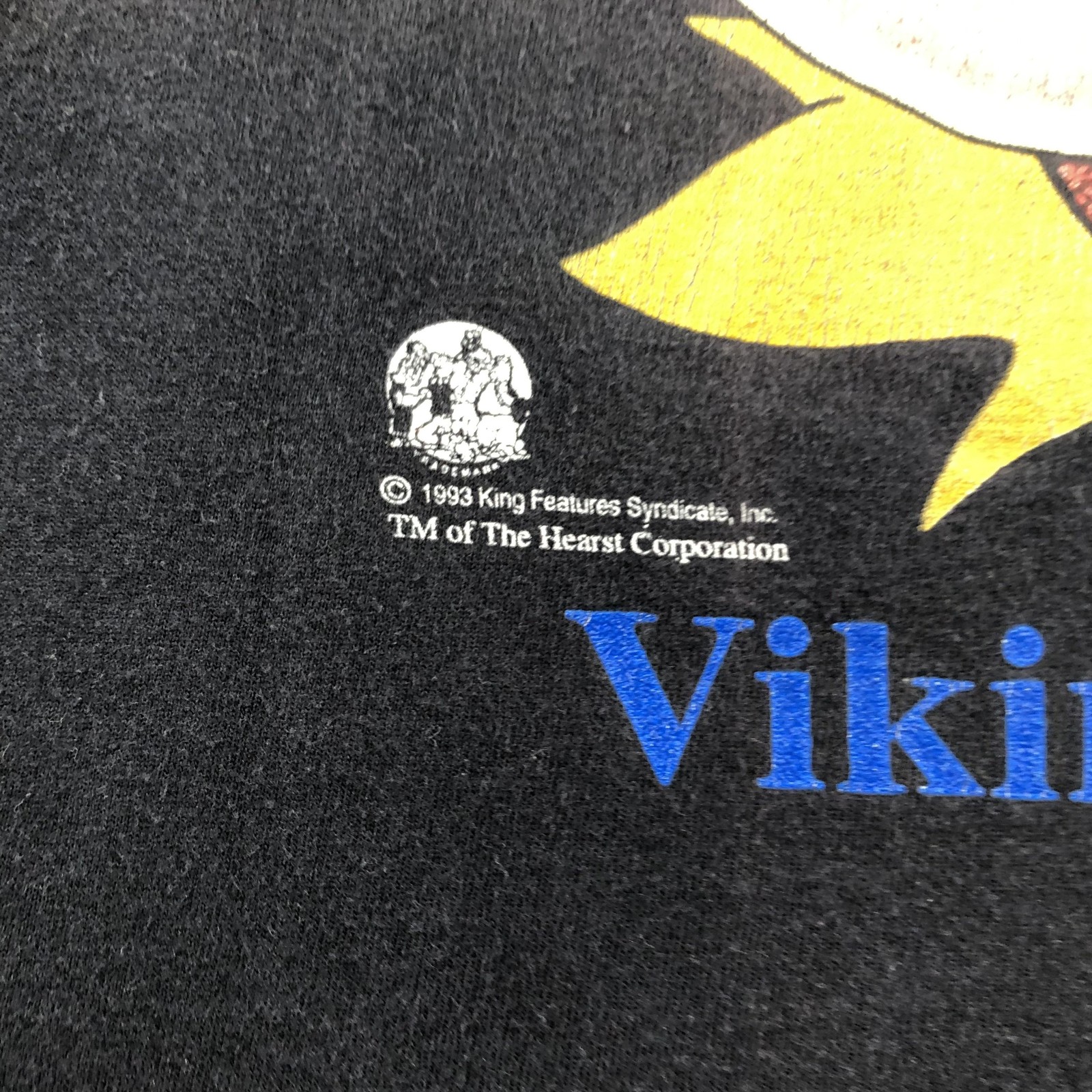 Vintage Popeye Shirt Mens Large Black Tultex Cruise 1993 90s Viking Serenade gallery