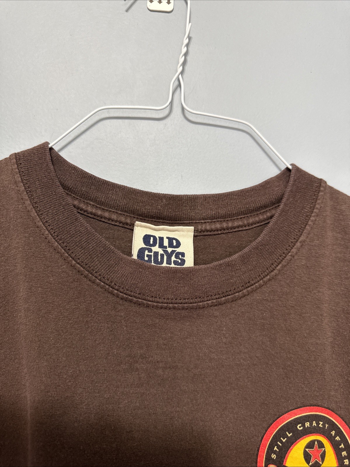 Old Guys Rule Still Crazy After All These Beers Men's Brown T-Shirt Size L gallery