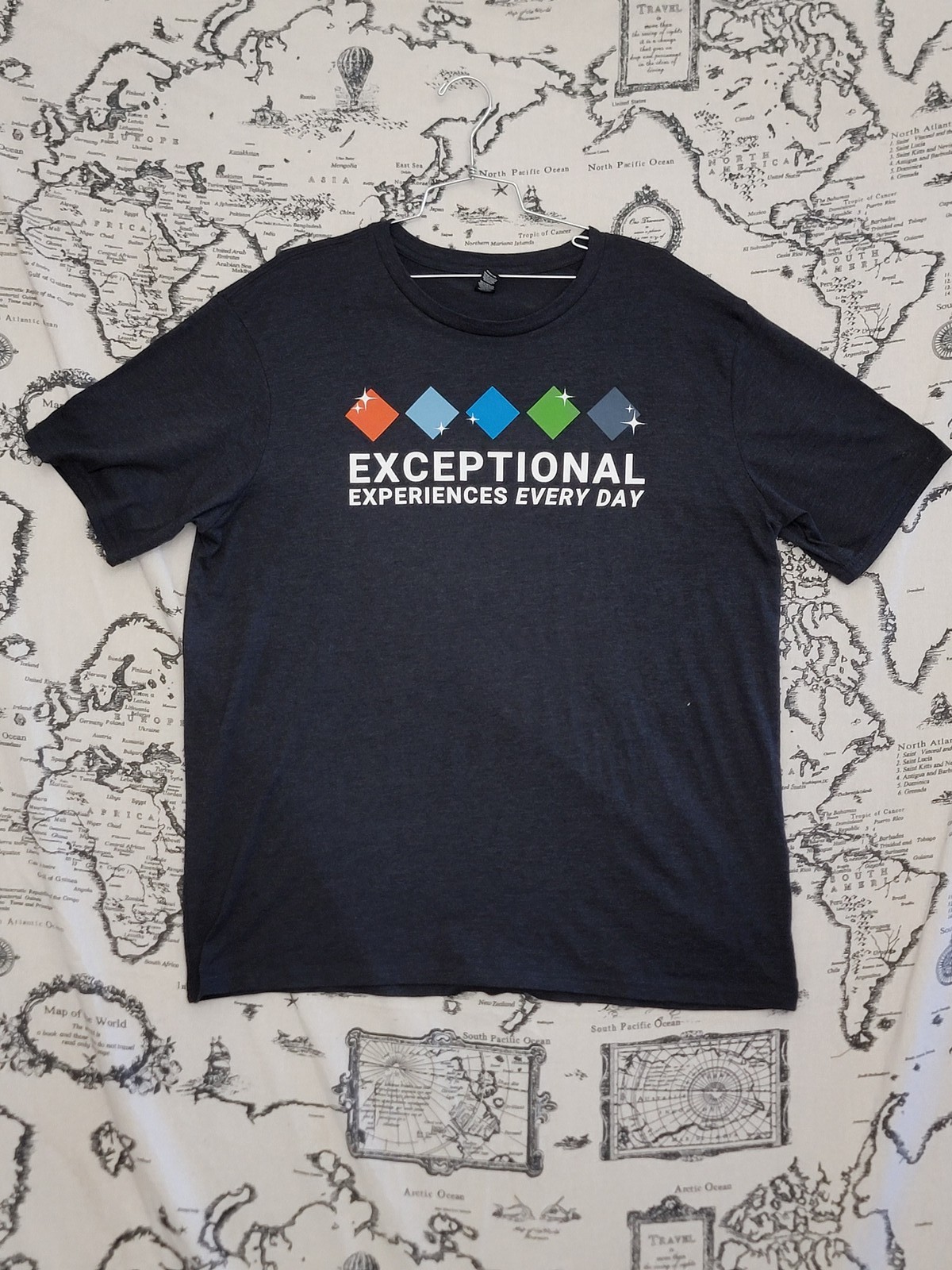 District Perfect Tri T-Shirt Men's 2XL "Exceptional Experiences Every Day" Sonic gallery