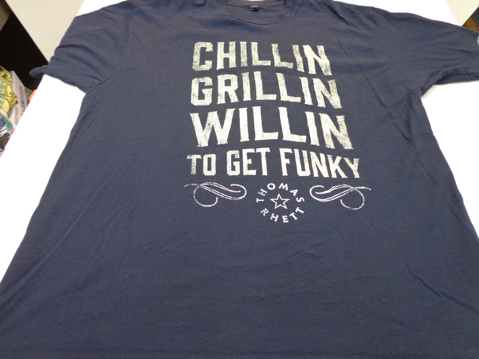 Thomas Rhett Chillin Grillin Willin To Get Funky Concert Tour T- Shirt 2XL gallery