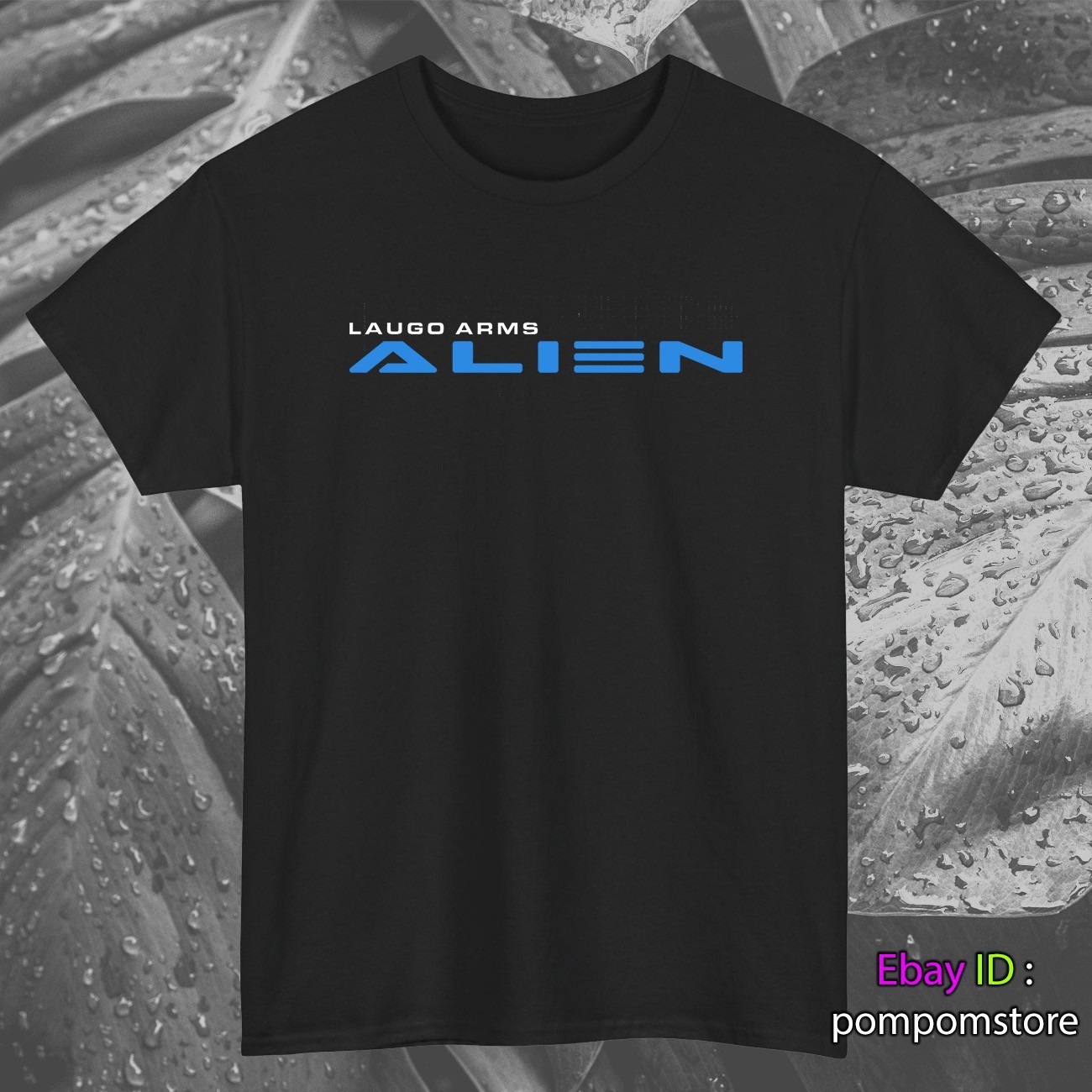 Laugo Alien Firearms Shirt Logo a Black Color Gildan Size S-5XL Made In USA