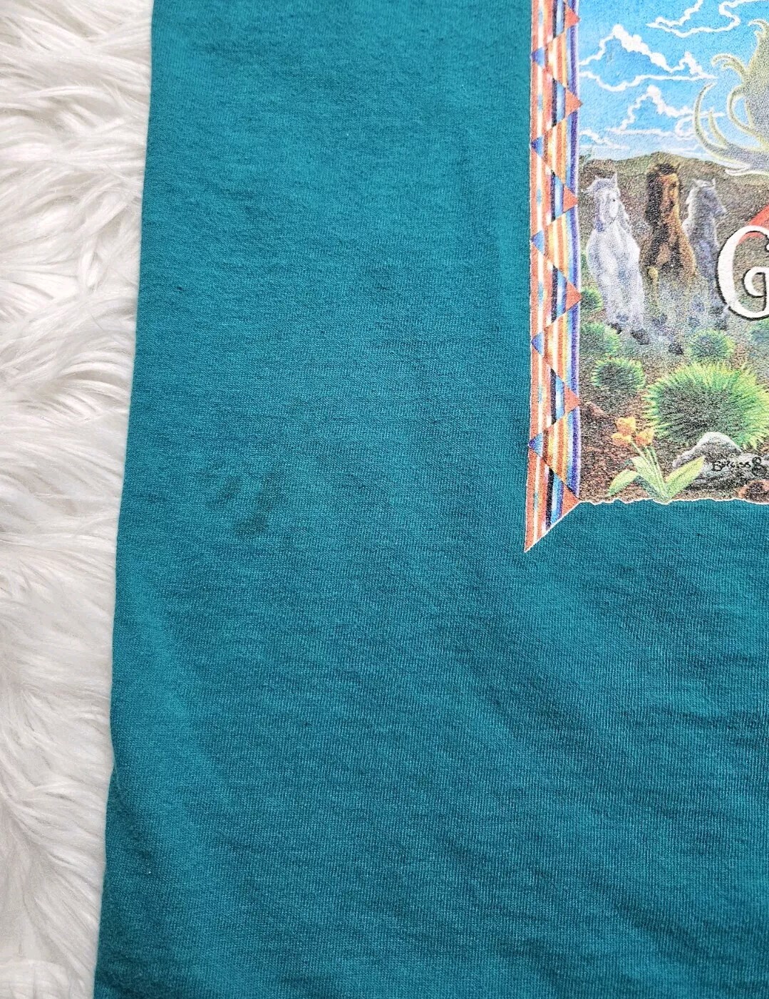 VTG Wild Horse Great Basin Brewing Co T-Shirt Aztec Single Stitch 90s XL See Pic gallery