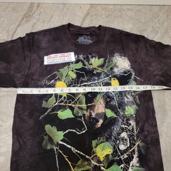 NEW Black Bear The Mountain Bears Rocky Grizzly Forest Cotton T-Shirt small