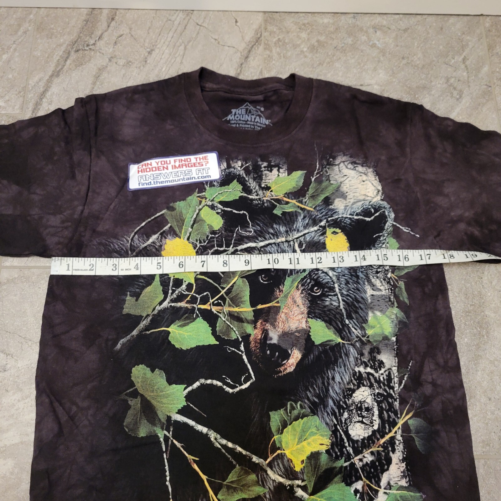 NEW Black Bear The Mountain Bears Rocky Grizzly Forest Cotton T-Shirt small gallery