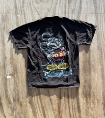 Vintage Neon Disney Mickey Mouse Tee Medium