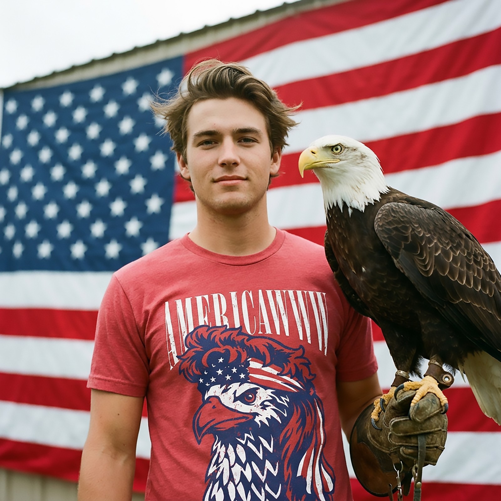Mens Funny T Shirts Americawww Sarcastic Fourth Of July Bald Eagle Graphic Tee gallery