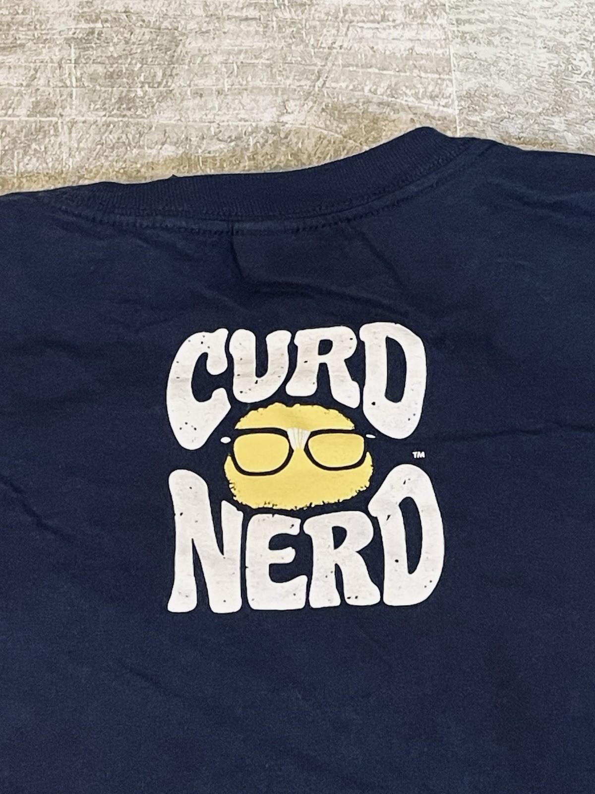 Culver’s Cheese Curds Men’s Large Blue T-Shirt Wisconsin Cheddar Fast Food gallery