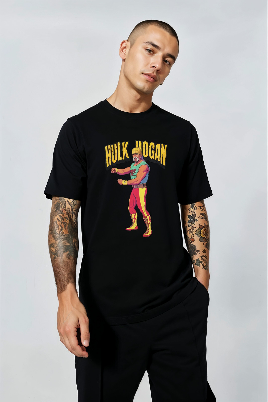 HULK HOGAN VINTAGE STYLE GRAPHIC T-Shirt Size S-5XL gallery